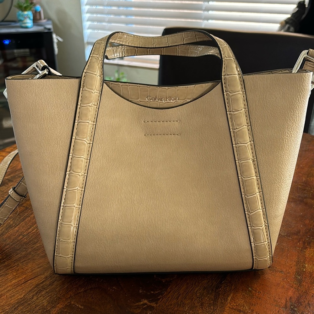 Calvin Klein Masonite Mini Satchel Crossbody